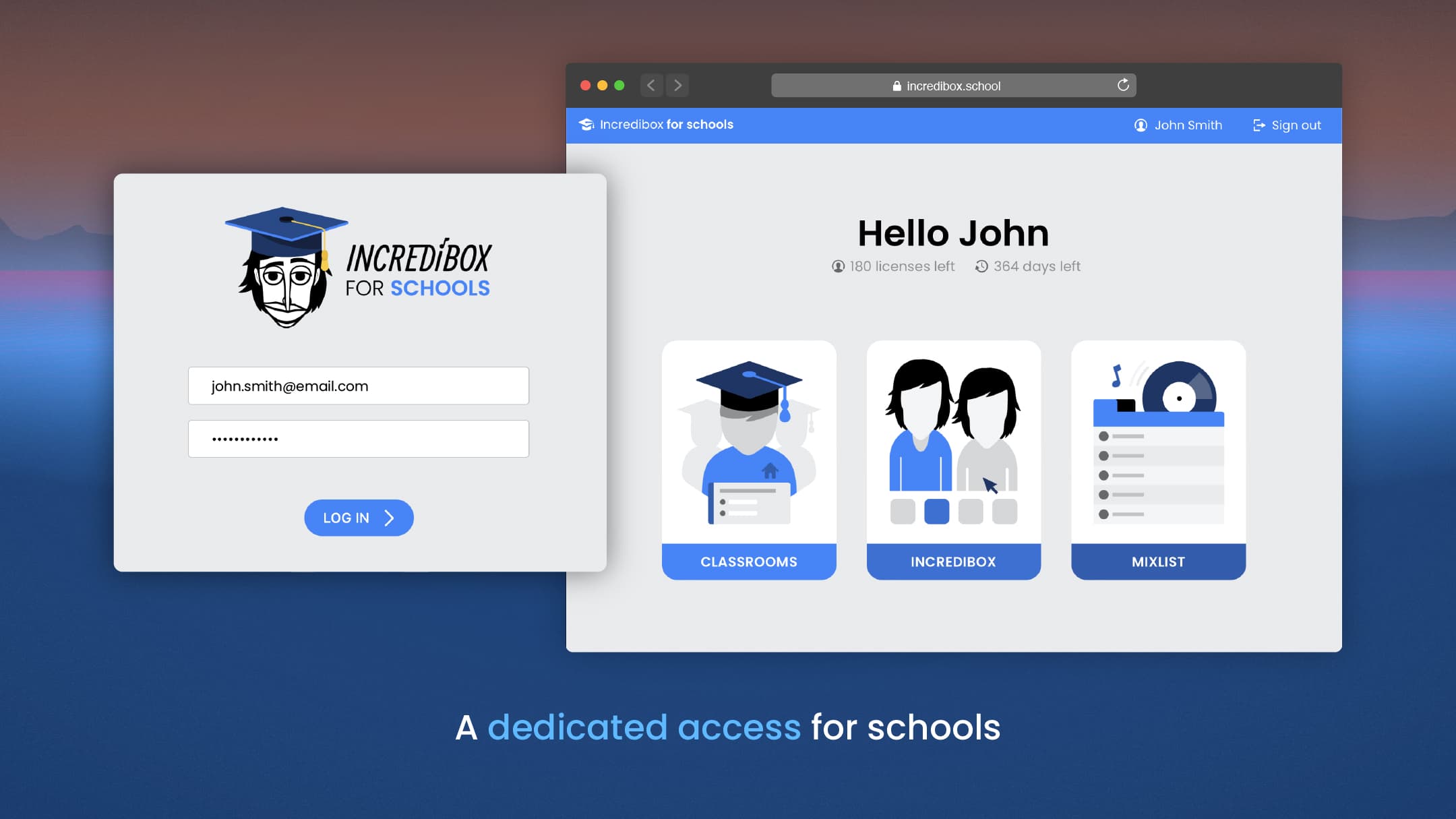 Dedicated access for schools - Incredibox for schools